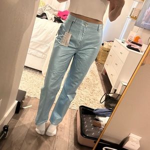 Nakd blue metallic jeans